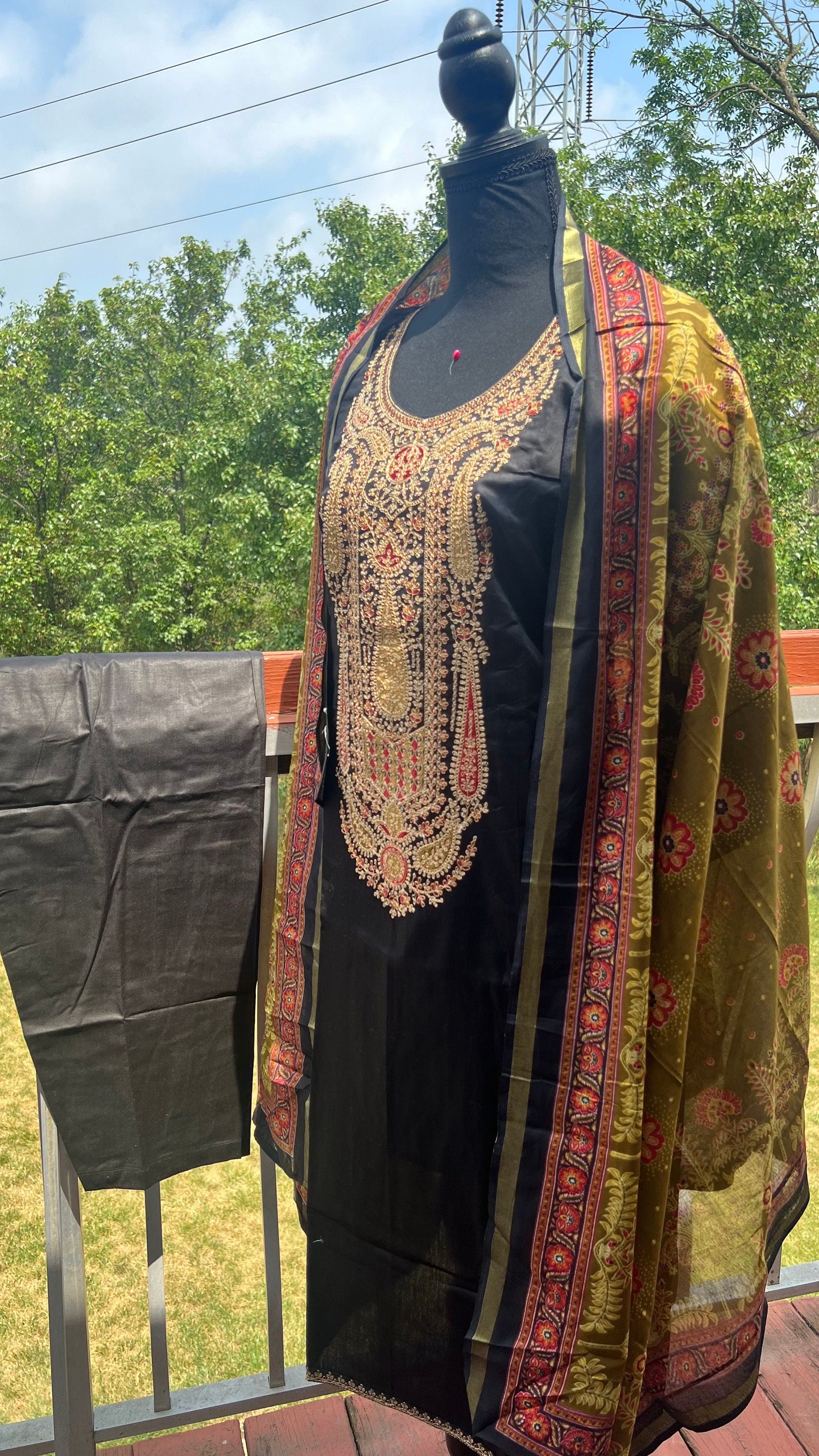 Salwar Kameez /Indian dress/ summer dress/ Pakistani dress/ salwar suits/ blue color dress/three pieces dress
