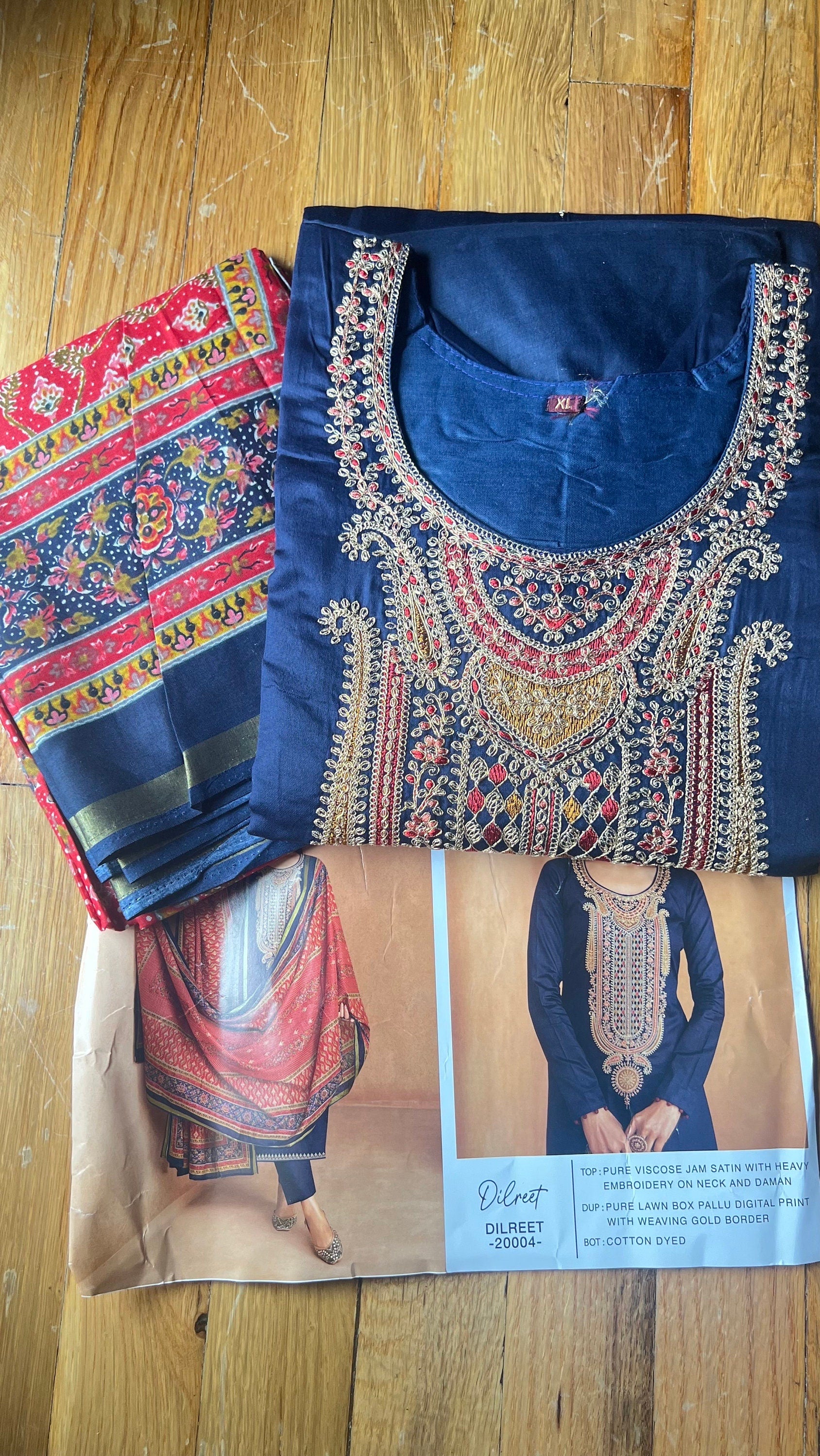 Salwar Kameez / Kurta Kurti/ Indian dress / Pakistani Dress/ Gift for Sister/ party dress/ salwar suits/blue color dress
